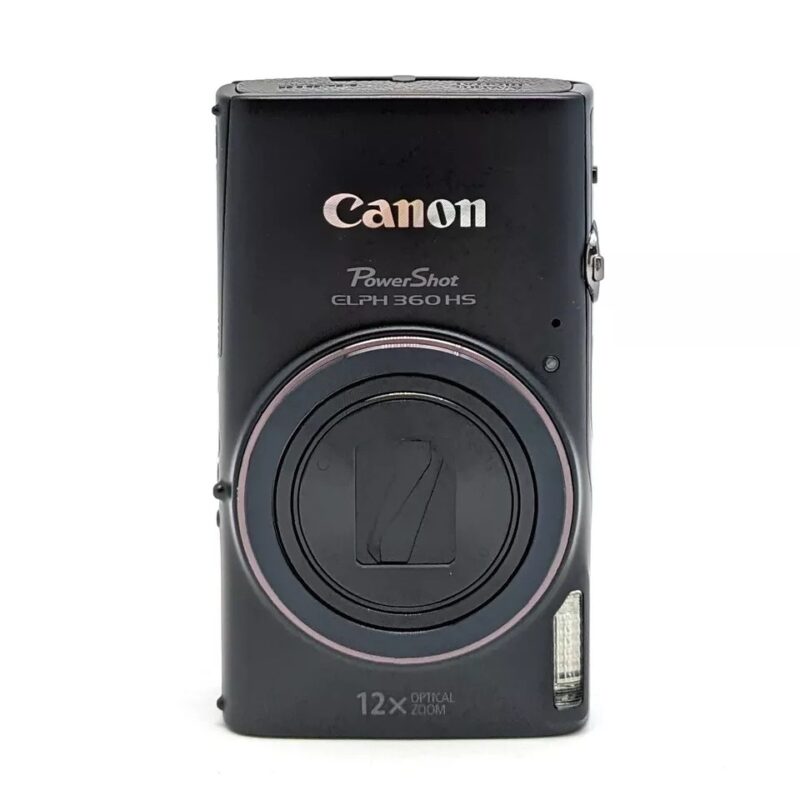 Canon PowerShot ELPH 360 HS Digital Camera 20.2 MP Black - Image 3