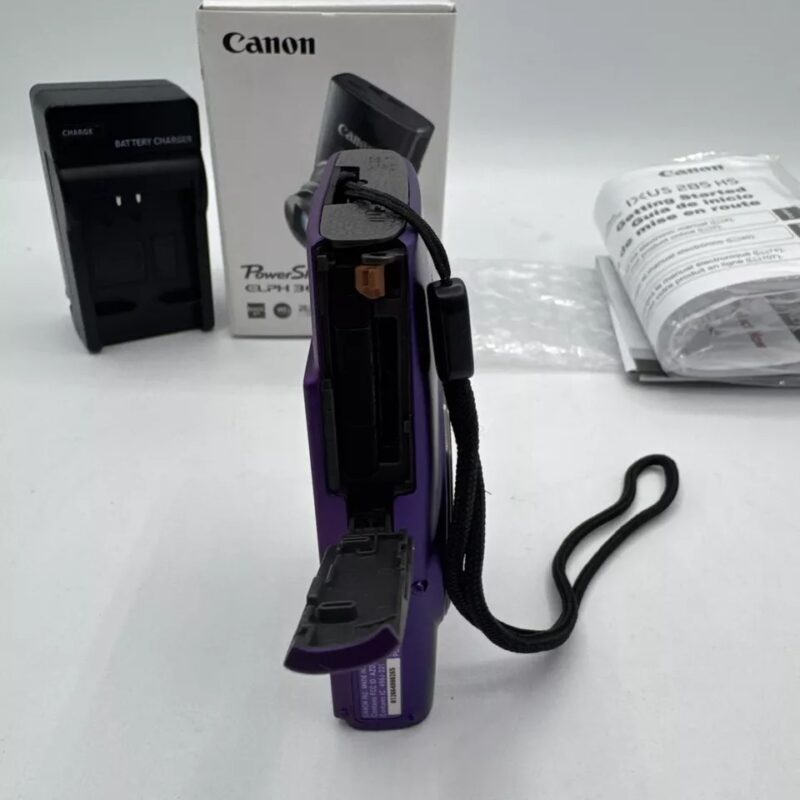 Canon PowerShot Elph 360 HS 20.2MP Digital Camera 12X Zoom Purple - Image 7