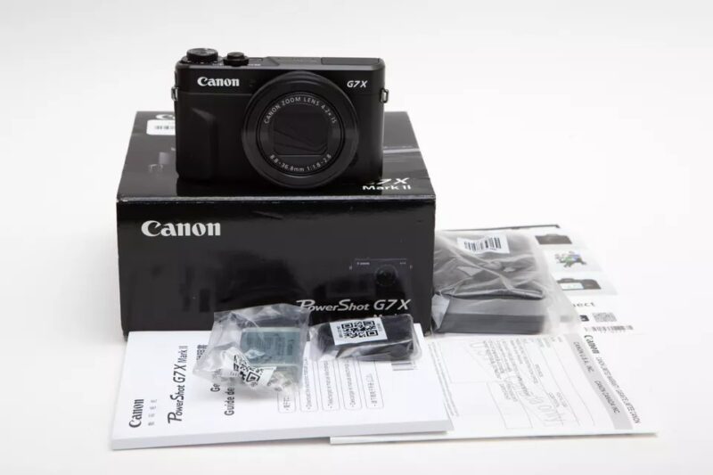 Canon PowerShot G7 X Mark II 20.1MP Compact Camera – Black