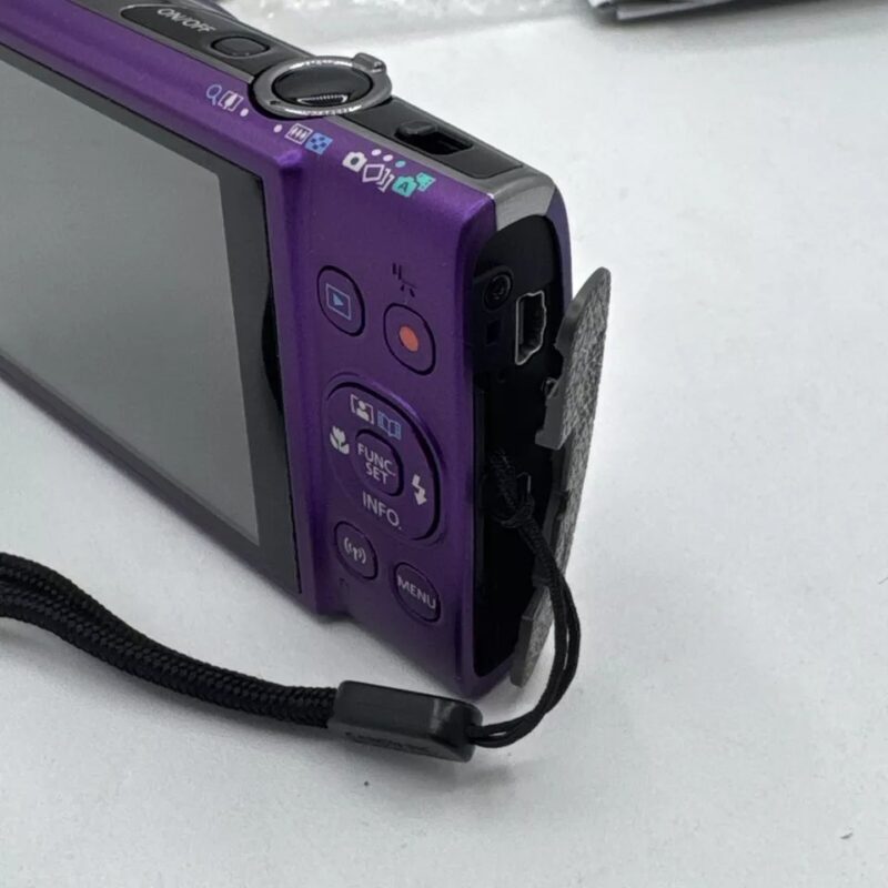 Canon PowerShot Elph 360 HS 20.2MP Digital Camera 12X Zoom Purple - Image 4