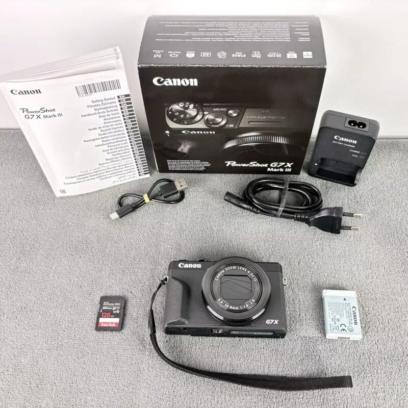 Canon PowerShot G7 X Mark III 20.1 MP 4k digital camera vlogging starter - Image 2