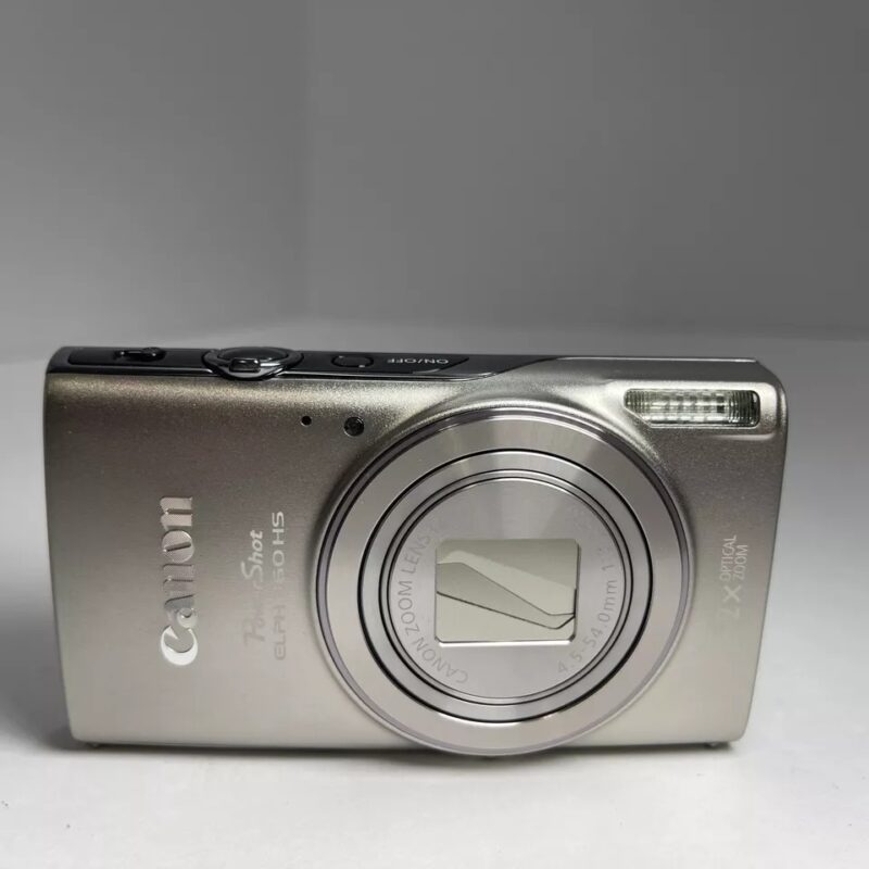 Canon PowerShot ELPH 360 HS 20.2MP Digital Camera 12x Zoom Wifi Silver - Image 4